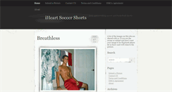 Desktop Screenshot of iheartsoccershorts.com